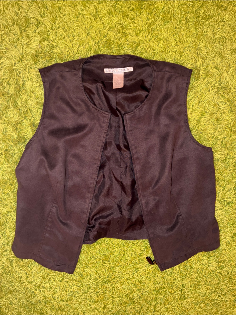 Vintage Maggy London Suede Style Vest